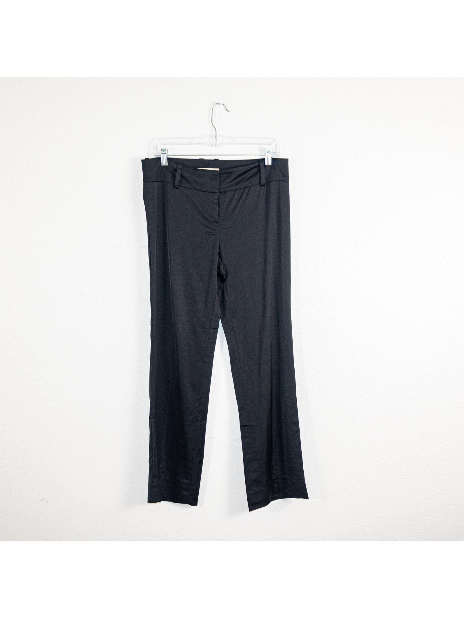 St. John Couture Women's Black Straight Leg Trouser Pants Size 8